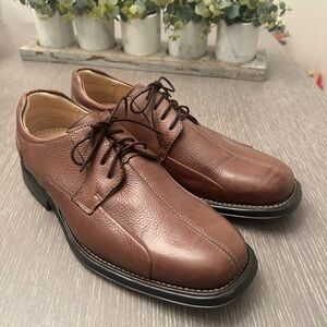 STUDIO Belvedere Mens BayBridge Oxford Dress Shoes Brown 9 1/2